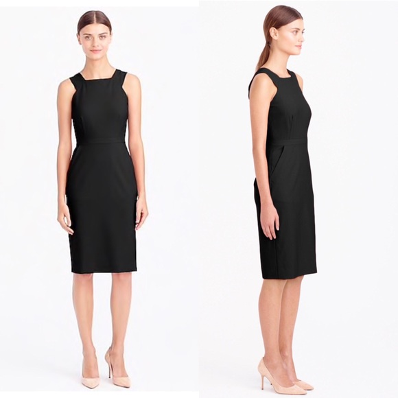 J. Crew Dresses & Skirts - J. Crew Italian Cutout Dress Italian Stretch Wool